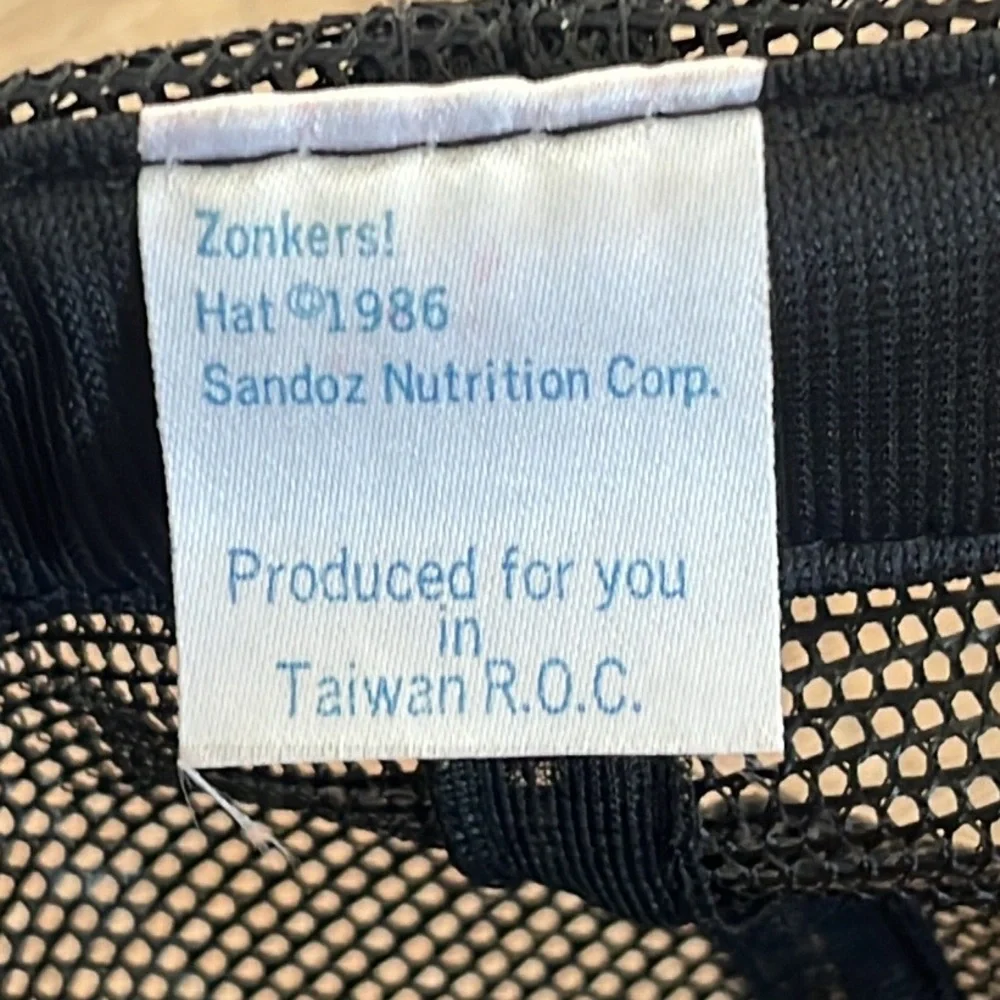 Rare 1986 Fraggle Rock Zonkers Plush Trucker Hat Promo Vintage Jim Henson‎ Cap